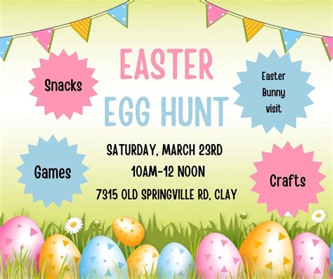Easter Egg Hunt, 7315 Old Springville Rd, Pinson, AL 35126-2456, United ...