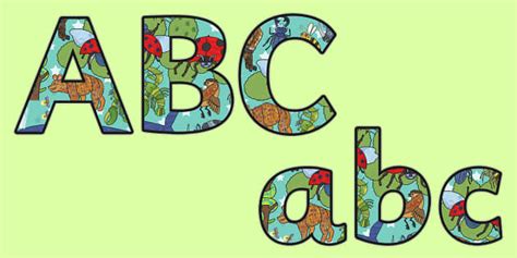 Themed Size Editable Display Lettering to Support Teaching on The Bad ...