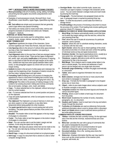 Image result for Word Processing File Examples