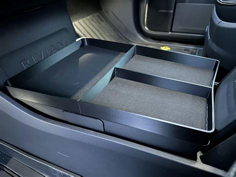 Floor Storage Organizer for Rivian R1S & R1T, Lower Center Console – TWRAPS