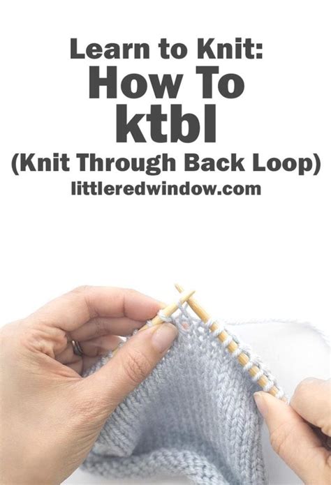 Knit through Back Loop 的图像结果