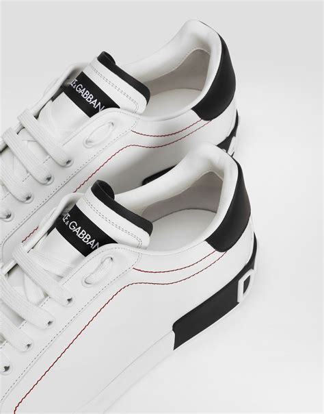 Calfskin nappa Portofino sneakers in Multicolor for Men | Dolce&Gabbana® US