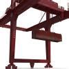 3D Rail Mounted Gantry Container Crane Red and 40 ft ISO Container ...