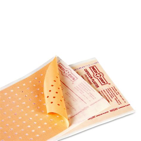 Medigrip Pain Relief Capsicum Plaster (Pack of 10) Heating Patch Balm ...