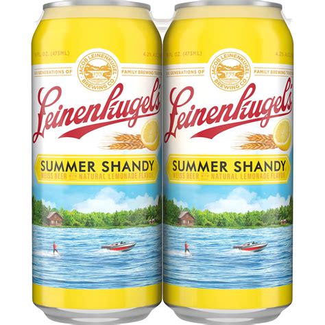 Leinenkugel's Summer Shandy Craft Beer, 4.2% ABV, 4-pack, 16-oz beer ...
