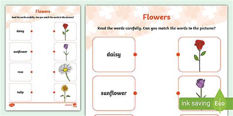 Image result for Flower Matching Game Printable