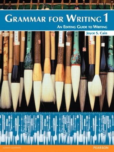Buy Grammar for Writing 1 (Student Book with Proofwriter) Book Online ...