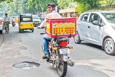 College students turn delivery boys to earn pocket money
