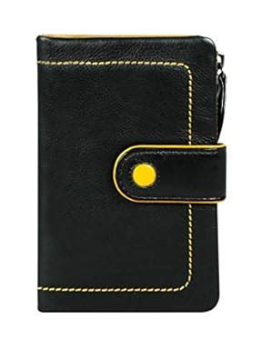 Buy Women's Genuine Leather Wallet-Long Purse Wallet with Multiple Card ...