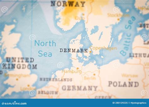 denmark on world map