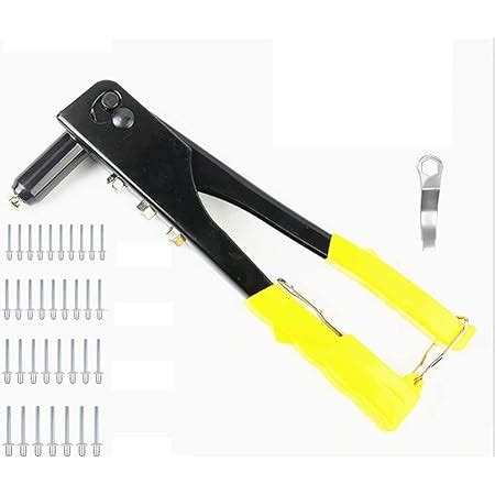 Digital Craft Rivet Gun Kit with 40 Pcs Rivets, Anti-Slip Hand Riveter ...