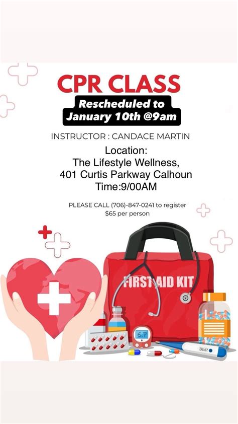 CPR First Aid Certification , The Lifestyle Wellness , Calhoun, 10 ...