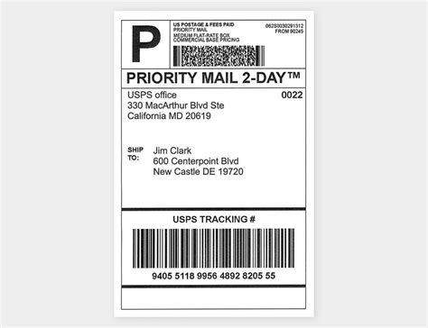 Image result for PDF USPS Label