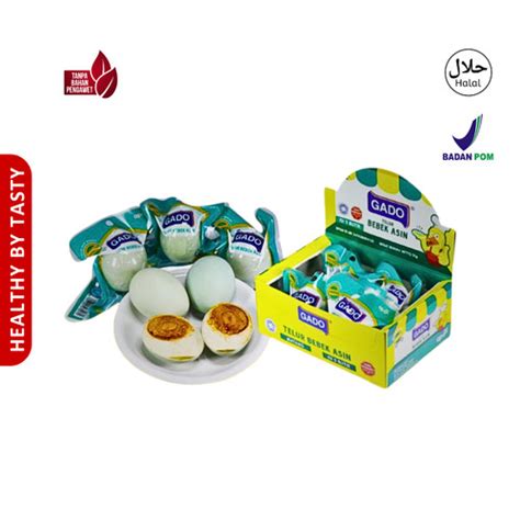 Jual Gado Telur Bebek Asin Telur Siap Makan Praktis 1 Butir 55g - 1 pcs ...