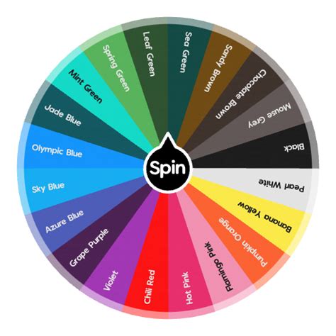 Image result for Random Spin Color Wheel