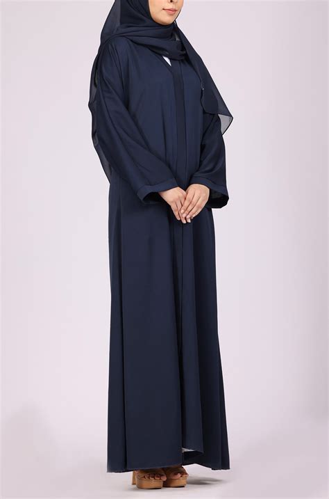 Navy Blue Zoom Abaya – OnlyModest