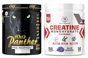 MUSCLE TRANSFORM Wild Panther Hardcore Pre-Workout Supplement with ...