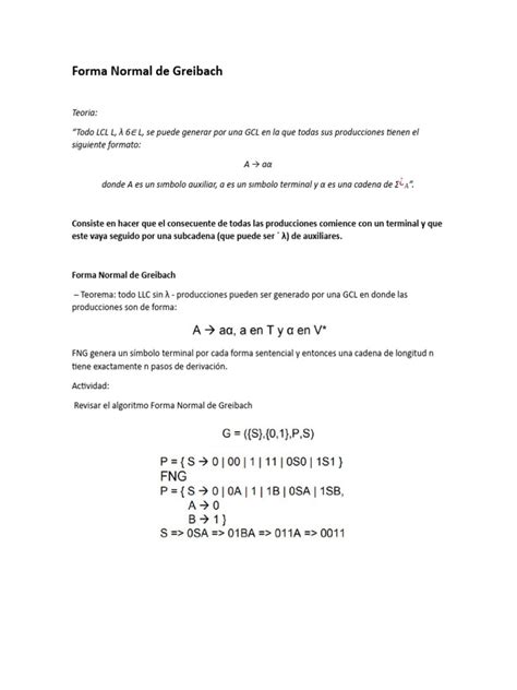 Image result for Greibach Normal Form Tutorial