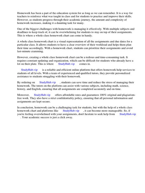 How to Do Your Homework in Class Charts 的图像结果