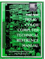 TRS-80 Color Computer Technical Reference Manual : Radio Shack : Free ...