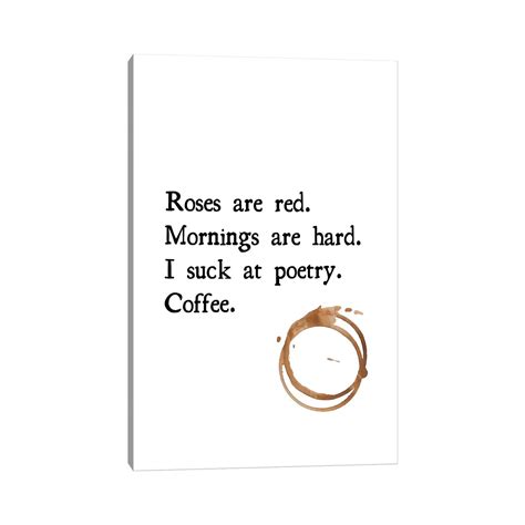 East Urban Home Roses Are Red Coffee Poem With Coffee Stain - Wayfair ...