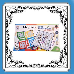 Ratna's Magnetic Snakes and Ladders with Ludo Board Game