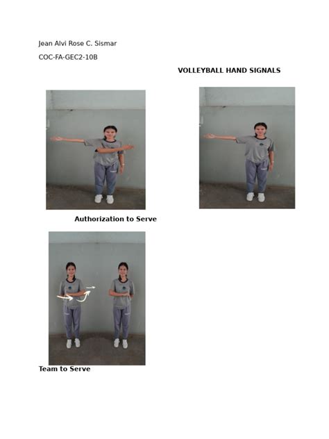Image result for Volleyball Signals Explained