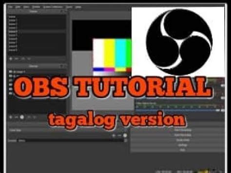 Image result for OBS Tutorial Tagalog Version