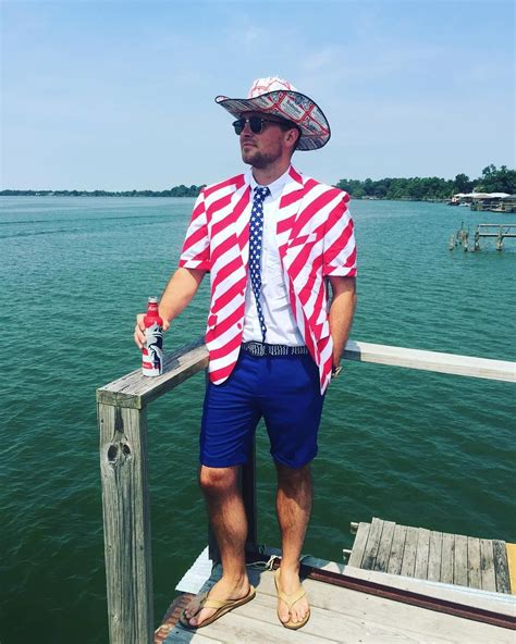 4th of July party outfit ideas with the suit from OppoSuits. Photo by ...