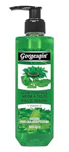 Gorgesqin Acne Control Face Wash, (Neem & Tulsi, 200 ML) : Amazon.in ...