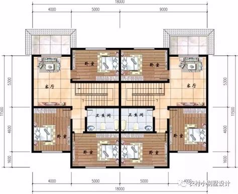 100套图纸精选22款农村双拼别墅：家有兄弟的就这样建房，果断收藏_户型