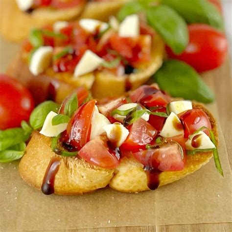 Bruschetta With Mozzarella (with video) · Chef Not Required...
