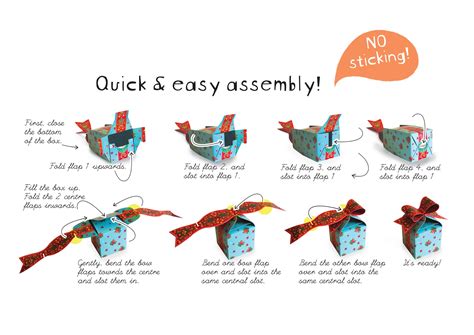 Set of 10 Blue Bow Gift Boxes – Sky Goodies