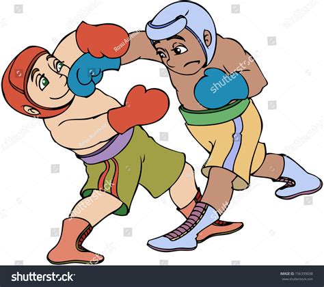 Boxing Match Cartoon 的图像结果