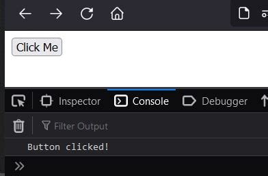 JavaScript DOM Event Listener 的图像结果