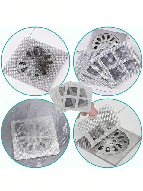 Premium Disposable Sewer Filters, Effective Hair Blocker & Bug-Proof ...