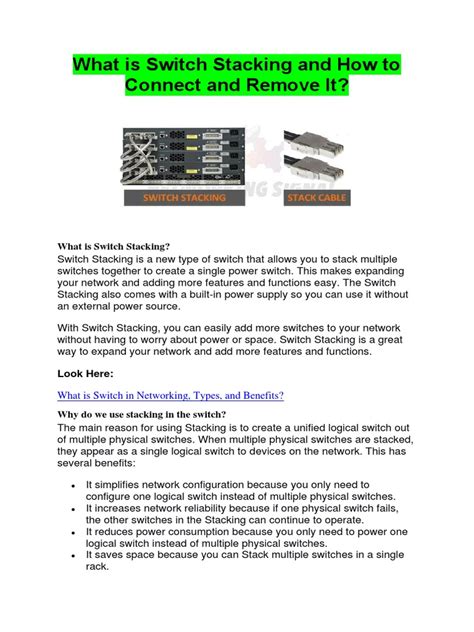 Image result for Cisco Switch Stack