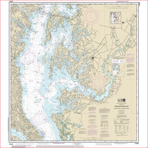 Chesapeake bay map