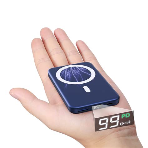 Buy DEKSMO Wireless Power Bank Fast Charging USB c pd 22.5W 10000mAh ...