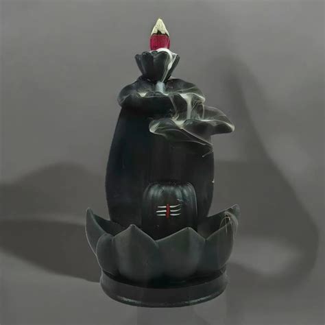 Shiva Lingam Smoke Backflow Incense Holder – Aurance