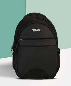 Galaxy Craft Black Color Design Five Zipper Backpack 40 L Backpack ...