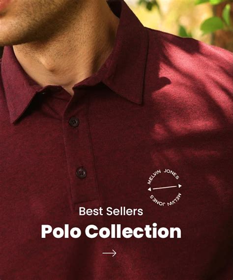 Polo T-Shirts for Men | Classic Cotton Polo Collection – Melvin Jones