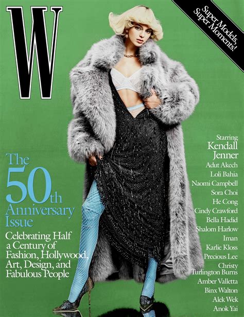 W Magazine taps Naomi Campbell, Cindy Crawford, Kendall Jenner and more ...