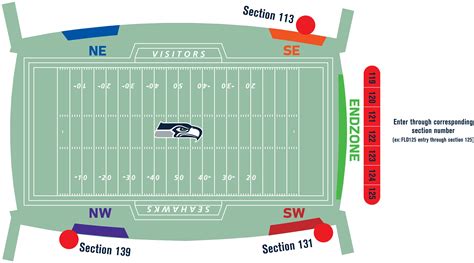 Image result for Seahawks Stadium Seating Chart