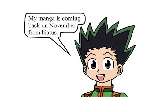 Hunter X Hunter coming back on November by Ultra-Shounen-Kai-Z on ...