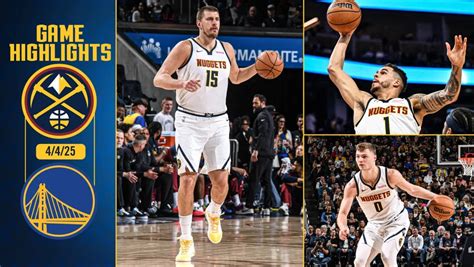 Denver Nuggets vs Golden State Warriors Apr 4, 2025 Game Summary
