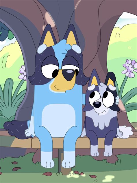 Bluey Adult and your Son by branxy1 on DeviantArt