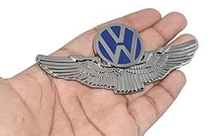 Wings Emblem Sticker for Taigun, Tiguan, T-ROC, Polo, Vento, Jetta ...