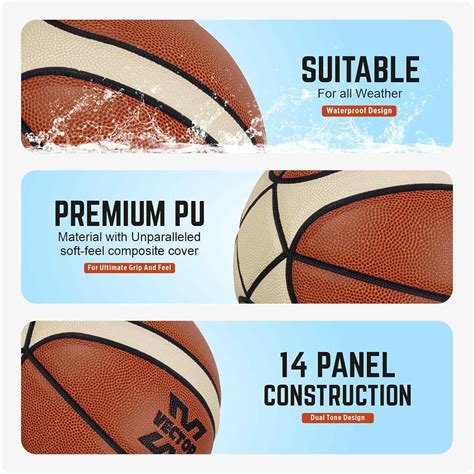 Vector X Basketball X-Pro 14 Pannel Dual Tone Design BFI Approved