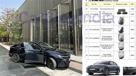 New 2023 Hyundai Verna Official Accessories – Prices & Details » Car ...